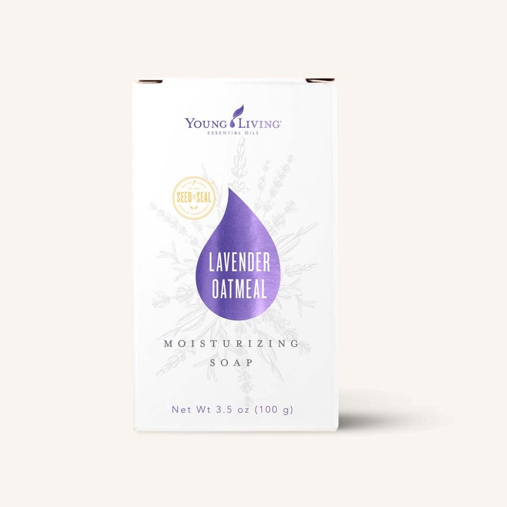 New in Package Young Living Essential Oils Lavender Oatmeal Moisturizing Soap